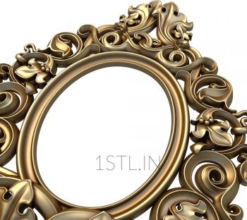 Round frame (RK_0193) 3D model for CNC machine